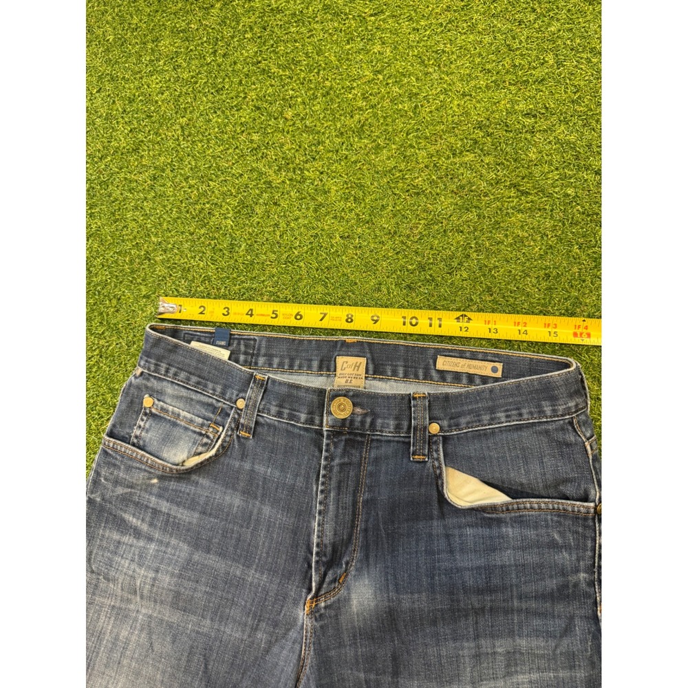 Citizens of Humanity Evans Relaxed Straight Leg Jeans Mens 34 Blue Wash 606D-132 - Picture 5 of 10